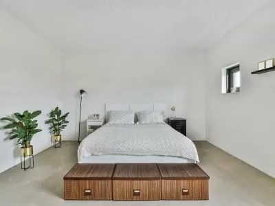 Betonvloer slaapkamer